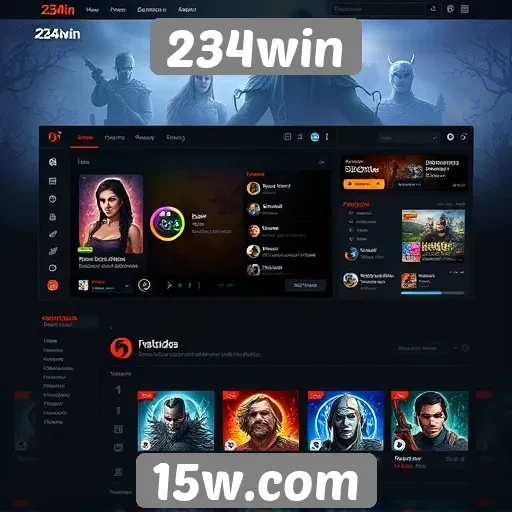Análise da interface do usuário do site 234win